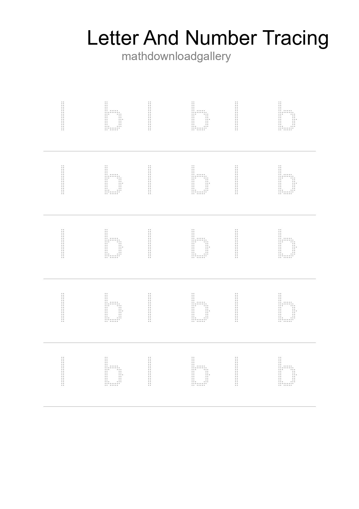 Printable Tracing Worksheet For Kids - Part 197