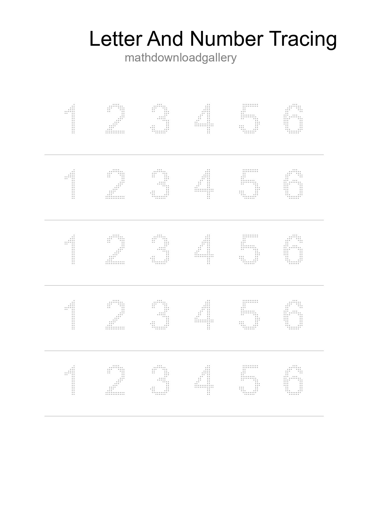 Printable Tracing Worksheet For Kids - Part 76